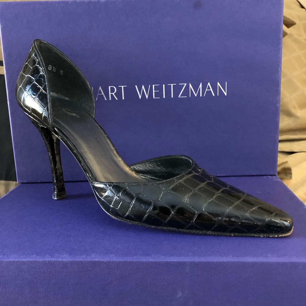 Stuart Weitzman Patent D’orsay pumps 8.5 N